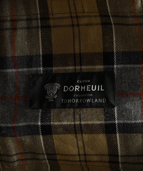 TOMORROWLAND (トゥモローランド)の「【別注】Barbour×TOMORROWLAND OVERSIZED BURGHLEY ウールコットンツイル ロングコート(ステンカラーコート・メンズ・グリーン・40/38/36/34)」の7枚目の写真