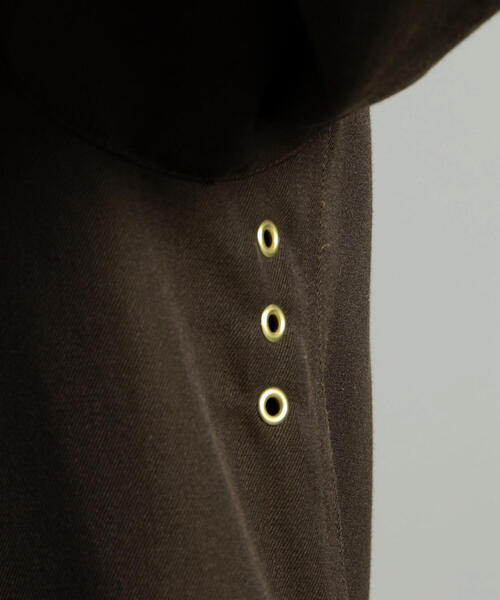 TOMORROWLAND (トゥモローランド)の「【別注】Barbour×TOMORROWLAND OVERSIZED BURGHLEY ウールコットンツイル ロングコート(ステンカラーコート・メンズ・グリーン・40/38/36/34)」の16枚目の写真