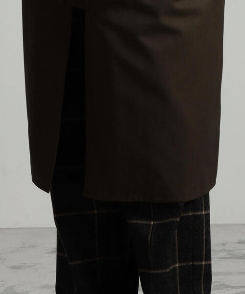 TOMORROWLAND (トゥモローランド)の「【別注】Barbour×TOMORROWLAND OVERSIZED BURGHLEY ウールコットンツイル ロングコート(ステンカラーコート・メンズ・グリーン・40/38/36/34)」の17枚目の写真
