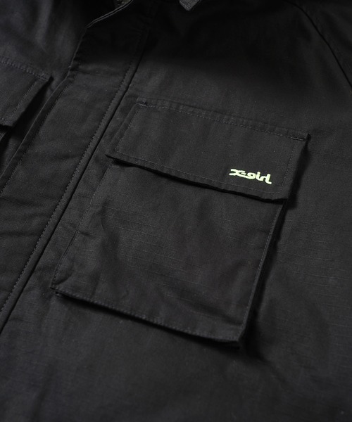 X-girl（エックスガール）の「MILITARY PROTECTIVE JACKET（ブルゾン・レディース・ブラック/カモフラージュ・S/M）」の3枚目の写真