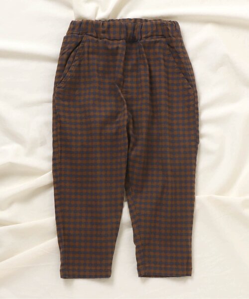 apres les cours（アプレレクール）の「/ゆったりテーパードパンツ/7days Style pants（その他パンツ・キッズ・エンジ/ブラウン/ドット/カーキ/グレー・90/100/110/140/80/130/120）」の3枚目の写真
