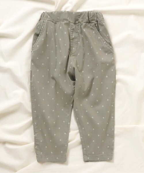 apres les cours（アプレレクール）の「/ゆったりテーパードパンツ/7days Style pants（その他パンツ・キッズ・エンジ/ブラウン/ドット/カーキ/グレー・90/100/110/140/80/130/120）」の7枚目の写真