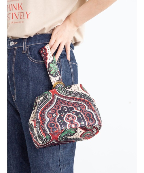 Green　Parks（グリーンパークス）の「ウ゛ィンテージタッチワンハンドルバッグ＊（ハンドバッグ・レディース・レッド/ブルー・FREE）」の16枚目の写真