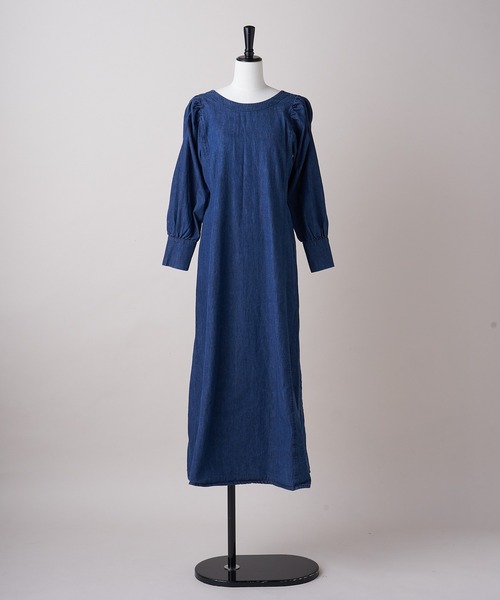 ONEME(ワンム)の「ONEME Frow Denim One piece(ワンピース・レディース・ブルー・FREE)」の14枚目の写真