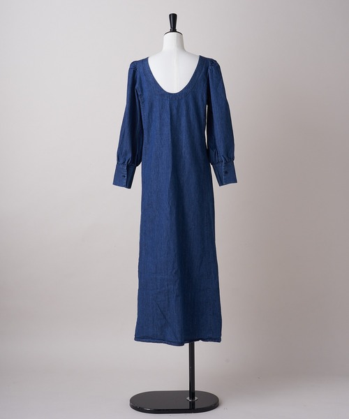 ONEME(ワンム)の「ONEME Frow Denim One piece(ワンピース・レディース・ブルー・FREE)」の10枚目の写真