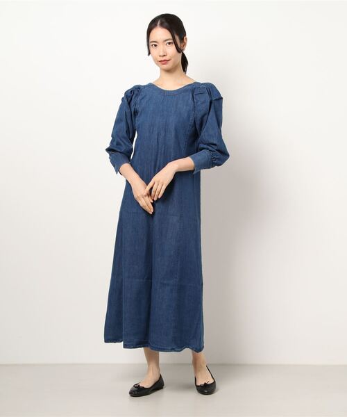 ONEME(ワンム)の「ONEME Frow Denim One piece(ワンピース・レディース・ブルー・FREE)」の13枚目の写真