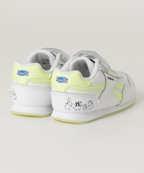 Reebok(リーボック)の「PEPPA PIG ロイヤル クラシック ジョガー 3 (スニーカー・キッズ・ホワイト系その他・12cm/15.0cm/16.0cm/14.0cm/13.0cm)」の2枚目の写真