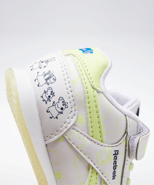 Reebok(リーボック)の「PEPPA PIG ロイヤル クラシック ジョガー 3 (スニーカー・キッズ・ホワイト系その他・12cm/15.0cm/16.0cm/14.0cm/13.0cm)」の8枚目の写真