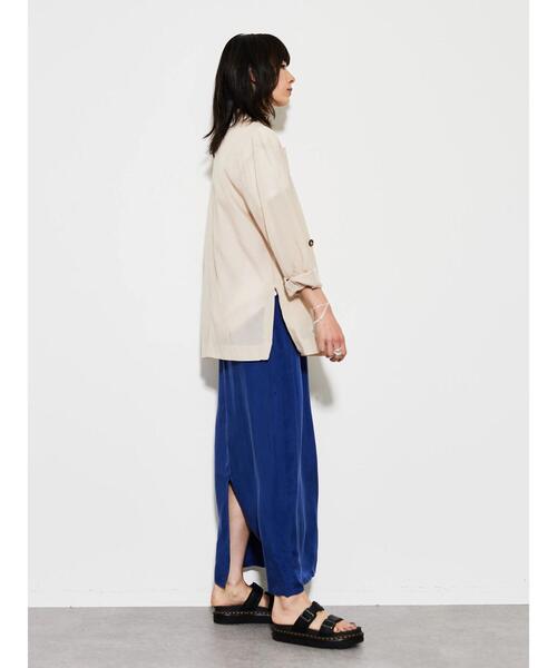 GARAGE OF GOOD CLOTHING(ガレージオブグッドクロージング)の「シアーダブルジャケット*(ブルゾン・レディース・ブラック/ベージュ・FREE)」の6枚目の写真