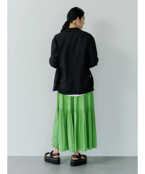 GARAGE OF GOOD CLOTHING(ガレージオブグッドクロージング)の「シアーダブルジャケット*(ブルゾン・レディース・ブラック/ベージュ・FREE)」の18枚目の写真