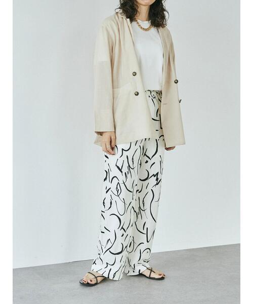 GARAGE OF GOOD CLOTHING(ガレージオブグッドクロージング)の「シアーダブルジャケット*(ブルゾン・レディース・ブラック/ベージュ・FREE)」の15枚目の写真