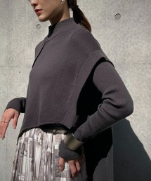 &g'aime | 【&g’aime】ケープレイヤードニット(ニット/セーター)