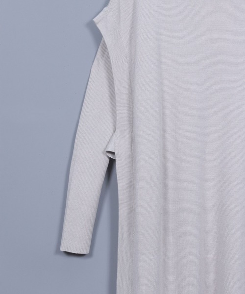 &g'aime（アンジェム）の「【&g’aime】ケープレイヤードニット（ニット/セーター・レディース・チャコールグレー/ブラック/ブラウン/グレイッシュベージュ・FREE）」の21枚目の写真