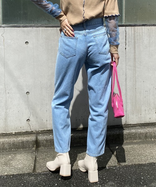 AS KNOW AS PINKY(アズノゥアズピンキー)の「バリエーションスタンダードデニム(デニムパンツ・レディース・インディゴブルー/ブルー系その他/ライトインディゴブルー・S/M/L)」の17枚目の写真