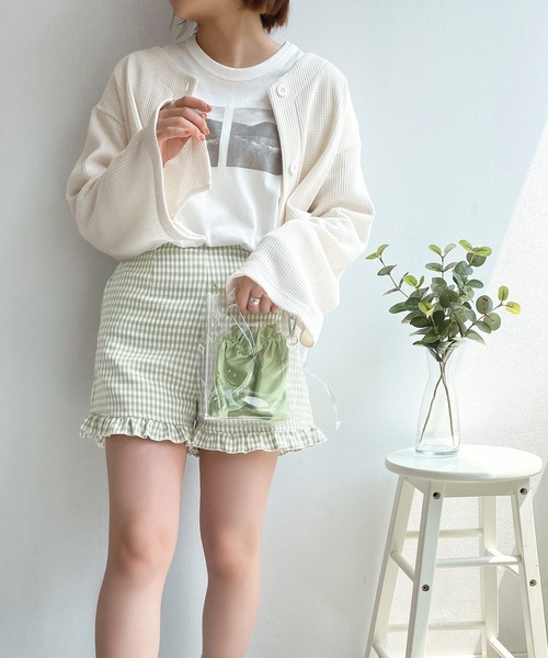 mimi toujours（ミミトゥジュール）の「Tシャツ ロング フォトプリント omom×mimi toujours（Tシャツ/カットソー・レディース・ホワイト系その他/ホワイト系その他2・M）」の8枚目の写真