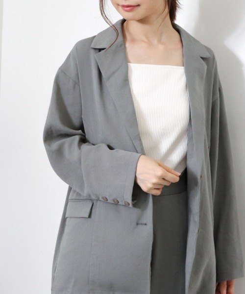 archives（アルシーヴ）の「パット付きダブルストラップキャミソール（キャミソール・レディース・ブラック/ブルー/オフホワイト/グリーン・MEDIUM）」の2枚目の写真