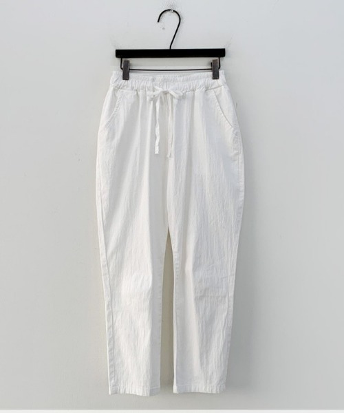 NANING9（ナンニング）の「NANING9 スパンバンディングパンツ（その他パンツ・レディース・アイボリー/スカイブルー・FREE）」の9枚目の写真