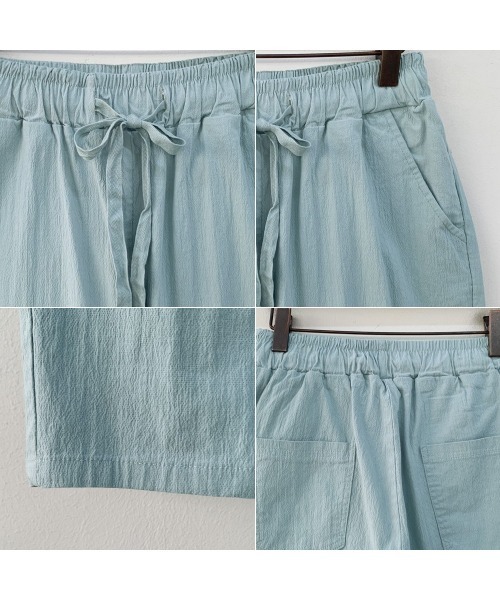 NANING9（ナンニング）の「NANING9 スパンバンディングパンツ（その他パンツ・レディース・アイボリー/スカイブルー・FREE）」の7枚目の写真