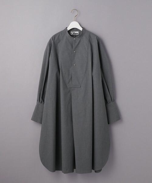 Cabana(カバナ)の「<Cabana(カバナ)>ビッグ シャツ(シャツ/ブラウス・レディース・ホワイト/グレー・36)」の2枚目の写真