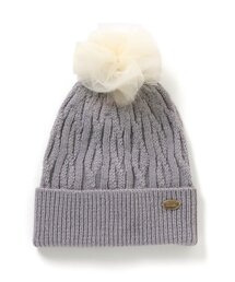 Seraph | チュールポンポン付きニットキャップ(ハット)