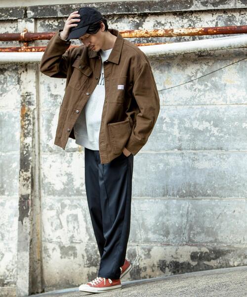 coen（コーエン）の「SMITH’S(スミス)別注カバーオールジャケット（カバーオール・メンズ・コバルトブルー/ブラウン・X-LARGE/SMALL/MEDIUM/LARGE）」の7枚目の写真