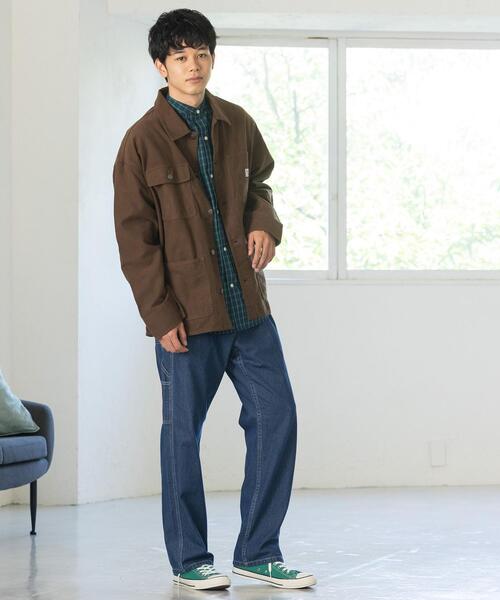 coen（コーエン）の「SMITH’S(スミス)別注カバーオールジャケット（カバーオール・メンズ・コバルトブルー/ブラウン・X-LARGE/SMALL/MEDIUM/LARGE）」の3枚目の写真