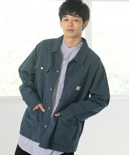 coen（コーエン）の「SMITH’S(スミス)別注カバーオールジャケット（カバーオール・メンズ・コバルトブルー/ブラウン・X-LARGE/SMALL/MEDIUM/LARGE）」の11枚目の写真