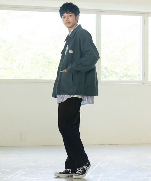 coen（コーエン）の「SMITH’S(スミス)別注カバーオールジャケット（カバーオール・メンズ・コバルトブルー/ブラウン・X-LARGE/SMALL/MEDIUM/LARGE）」の12枚目の写真