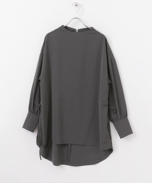 KBF+（ケービーエフプラス）の「KBF+　サイドドロストハイネックブラウス∴（シャツ/ブラウス・レディース・ブラウン系その他・ONE）」の6枚目の写真