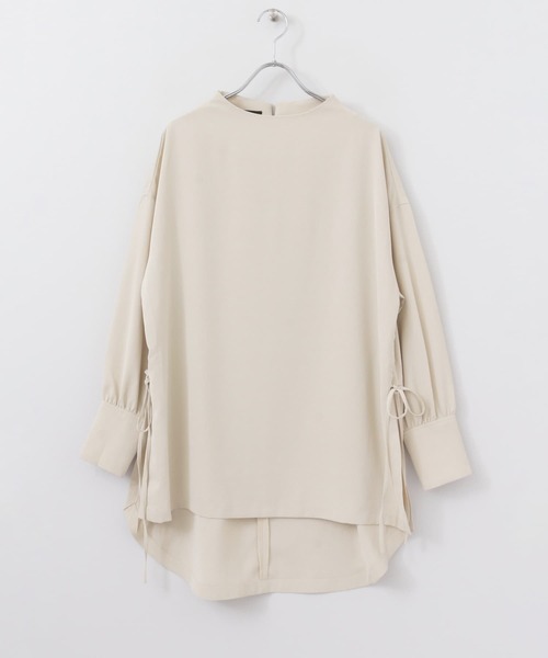 KBF+（ケービーエフプラス）の「KBF+　サイドドロストハイネックブラウス∴（シャツ/ブラウス・レディース・ブラウン系その他・ONE）」の7枚目の写真