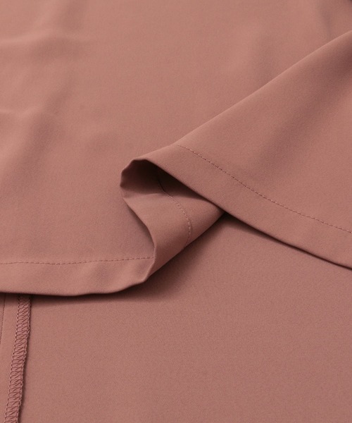 KBF+（ケービーエフプラス）の「KBF+　サイドドロストハイネックブラウス∴（シャツ/ブラウス・レディース・ブラウン系その他・ONE）」の12枚目の写真