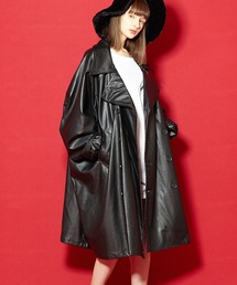 レザーミラクルビッグコート