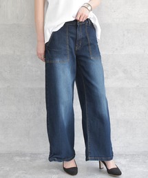 Felt-Maglietta（フェルトマリエッタ）の「デニム＆コットンツイル＆リネンベイカーパンツ（デニムパンツ）」