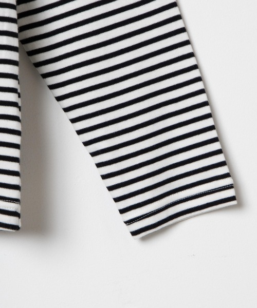 WEGO（ウィゴー）の「WEGO/スムースボーダーモックネックTシャツ（Tシャツ/カットソー・メンズ・ホワイト系その他5・SMALL/MEDIUM/LARGE）」の13枚目の写真