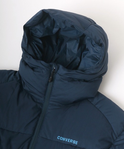 CONVERSE(コンバース)の「CONVERSE/コンバース HYBRID DOWN JACKET HOODIE/ハイブリッドダウンジャケットパーカー(ダウンジャケット/コート・メンズ・ブラック/ネイビー/カーキ・LL/M/L)」の19枚目の写真