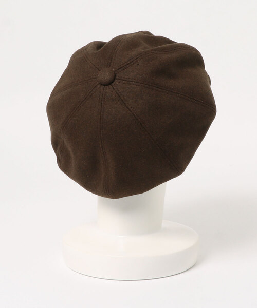 無（ム）の「MELTON CASQUETTE【メルトンキャスケット】（キャスケット・メンズ・カーキ/ブラウン/ブラック/チャコールグレー・FREE）」の9枚目の写真