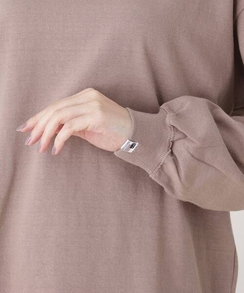 SHOO・LA・RUE（シューラルー）の「◆【M-LL/USAコットン】プリントロンTEE（Tシャツ/カットソー・レディース・チャコールグレー/サンドベージュ/ベージュ系その他5/ベージュ系その他2・02/03/04）」の7枚目の写真