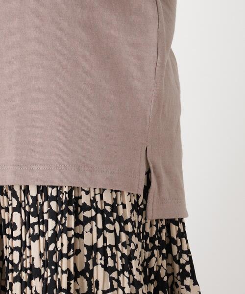 SHOO・LA・RUE（シューラルー）の「◆【M-LL/USAコットン】プリントロンTEE（Tシャツ/カットソー・レディース・チャコールグレー/サンドベージュ/ベージュ系その他5/ベージュ系その他2・02/03/04）」の19枚目の写真