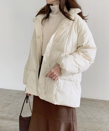 LIAN | 【yuiさんコラボ】ファイバーダウンスタンドカラージャケット(ダウンジャケット/コート)