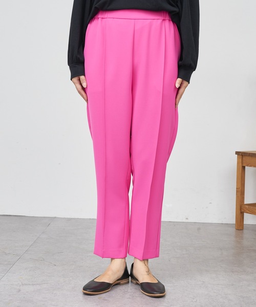 BONbazaar（ボンバザール）の「《定番・神パンツ》ピンタックテーパードパンツ（その他パンツ・レディース・ブラック/ピンク/ダークグリーン・FREE）」の22枚目の写真