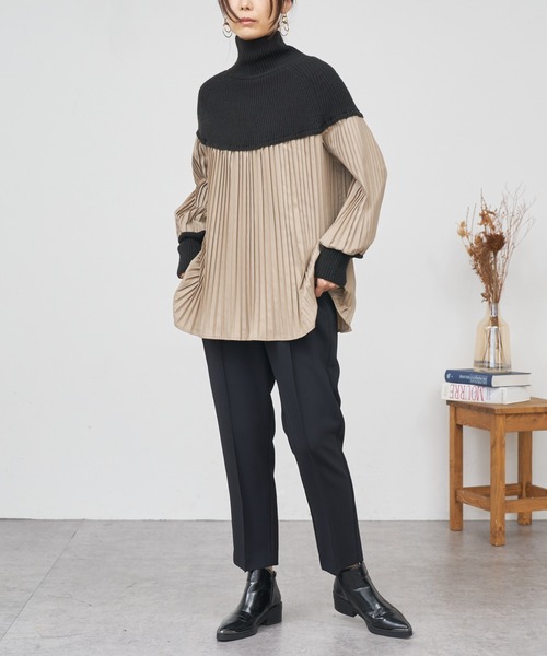 BONbazaar（ボンバザール）の「《定番・神パンツ》ピンタックテーパードパンツ（その他パンツ・レディース・ブラック/ピンク/ダークグリーン・FREE）」の14枚目の写真