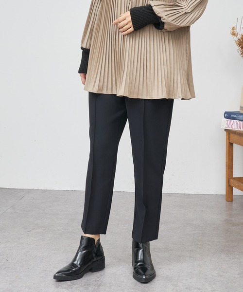 BONbazaar（ボンバザール）の「《定番・神パンツ》ピンタックテーパードパンツ（その他パンツ・レディース・ブラック/ピンク/ダークグリーン・FREE）」の10枚目の写真