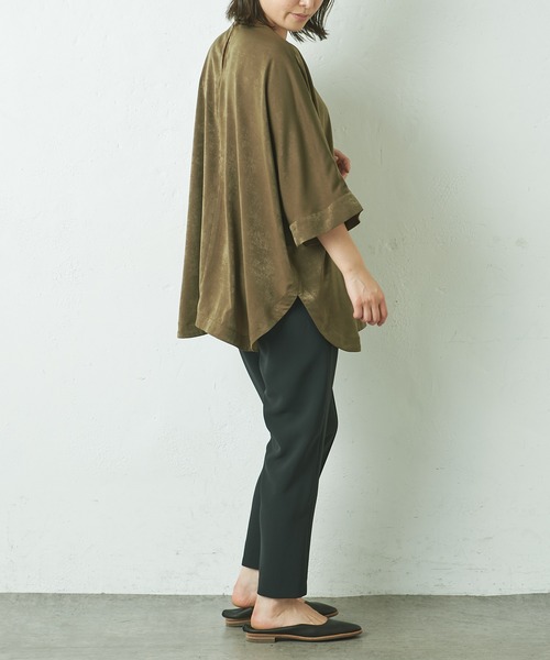 BONbazaar（ボンバザール）の「《定番・神パンツ》ピンタックテーパードパンツ（その他パンツ・レディース・ブラック/ピンク/ダークグリーン・FREE）」の15枚目の写真