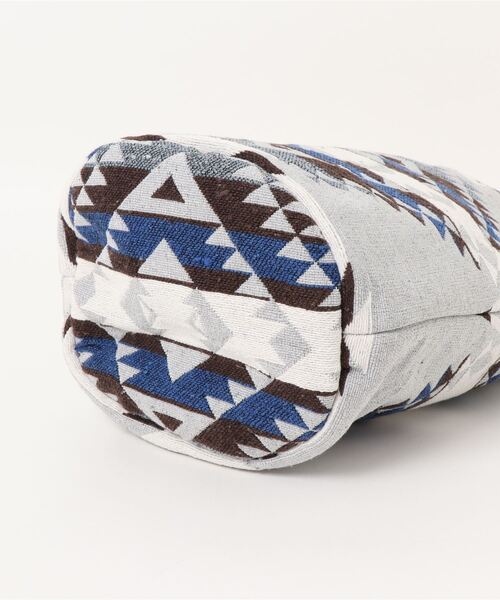 チャイハネ（チャイハネ）の「【チャイハネ】オルテガ柄巾着バケツバッグ（トートバッグ・レディース・ベージュ/ブラウン/グレー/ライトブルー・FREE）」の8枚目の写真