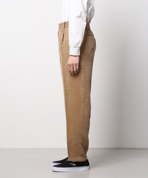 nano univers ナノユニバース ブラウン コーデュロイ セットアップ