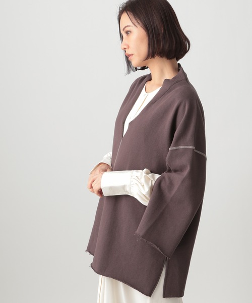 Ezick(エジック)の「【人気WEARISTA別注】レイヤードスエットプルオーバー(スウェット・レディース・ブラック/ブラウン・FREE)」の19枚目の写真