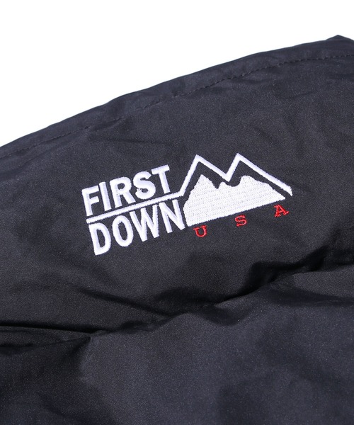 FIRST DOWN（ファーストダウン）の「First Down/ファーストダウン BUBBLE DOWN JKT ダウンジャケット ブランドロゴ リバーシブル（ダウンジャケット/コート・メンズ・ベージュ/パープル/オフホワイト/カモフラージュ/ブラウン系カモフラージュ・M/L/XL）」の6枚目の写真