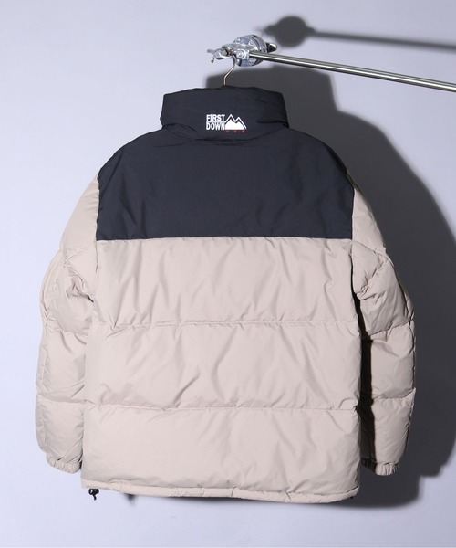 FIRST DOWN（ファーストダウン）の「First Down/ファーストダウン BUBBLE DOWN JKT ダウンジャケット ブランドロゴ リバーシブル（ダウンジャケット/コート・メンズ・ベージュ/パープル/オフホワイト/カモフラージュ/ブラウン系カモフラージュ・M/L/XL）」の17枚目の写真
