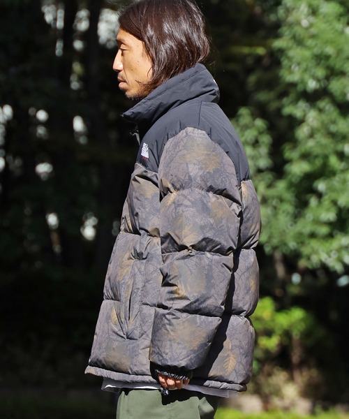 FIRST DOWN（ファーストダウン）の「First Down/ファーストダウン BUBBLE DOWN JKT ダウンジャケット ブランドロゴ リバーシブル（ダウンジャケット/コート・メンズ・ベージュ/パープル/オフホワイト/カモフラージュ/ブラウン系カモフラージュ・M/L/XL）」の14枚目の写真