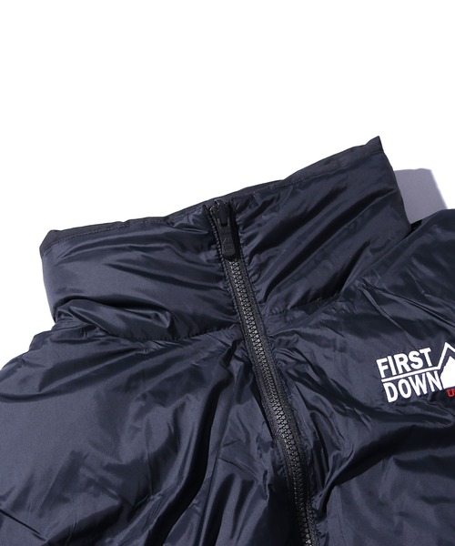 FIRST DOWN（ファーストダウン）の「First Down/ファーストダウン BUBBLE DOWN JKT ダウンジャケット ブランドロゴ リバーシブル（ダウンジャケット/コート・メンズ・ベージュ/パープル/オフホワイト/カモフラージュ/ブラウン系カモフラージュ・M/L/XL）」の16枚目の写真